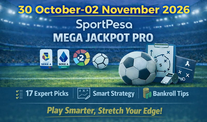 SportPesa Mega Jackpot Pro Preview and Picks for 30 October-02 November 2026