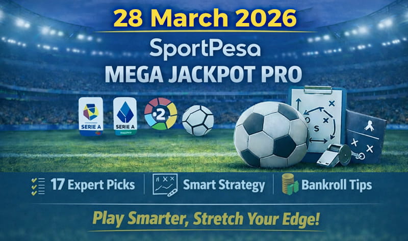 SportPesa Mega Jackpot Pro Preview and Picks for 28 March 2026